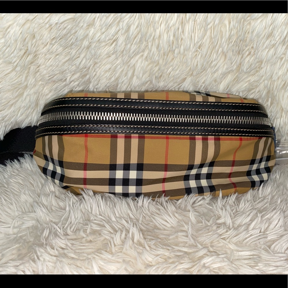 Burberry Beige Canvas Sunny Bumbag